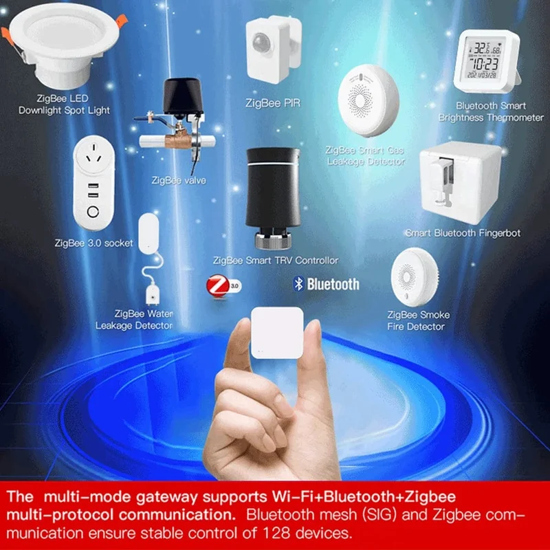Tuya Zigbee Wireless Hub Gateway für Smart Home-Automatisierung für Zigbee-Geräte über Smart Life, funktioniert mit Alexa Google Home