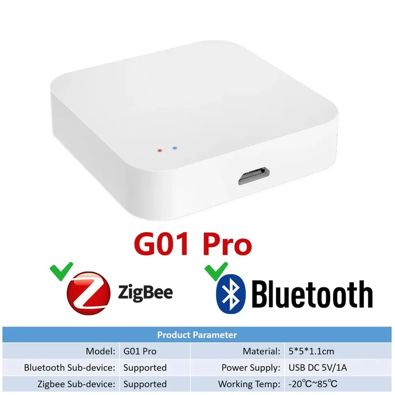Tuya Zigbee Wireless Hub Gateway für Smart Home-Automatisierung für Zigbee-Geräte über Smart Life, funktioniert mit Alexa Google Home