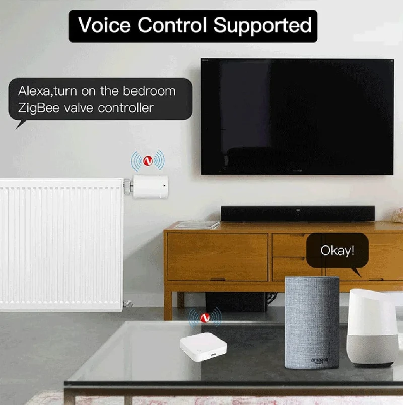 Tuya Zigbee Wireless Hub Gateway für Smart Home-Automatisierung für Zigbee-Geräte über Smart Life, funktioniert mit Alexa Google Home