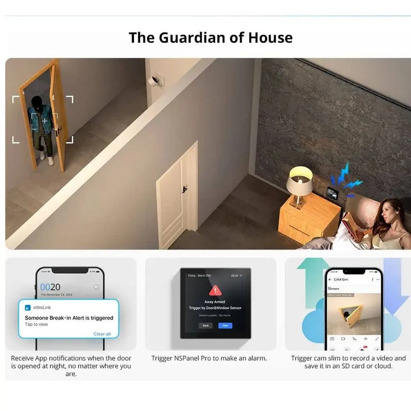 Sonoff Zigbee SNZB-04p Fenster-/Türsensor Esp32 Smart Home-Automatisierungskits für Ewelink ZBBridge Alexa Zigbee2mqtt Home Assistant