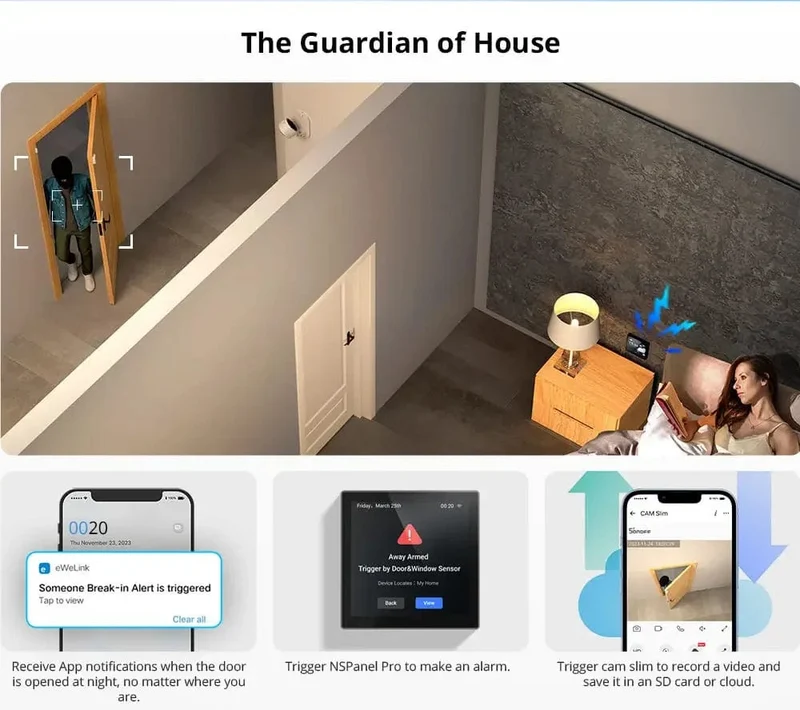 Sonoff Zigbee SNZB-04p Fenster-/Türsensor Esp32 Smart Home-Automatisierungskits für Ewelink ZBBridge Alexa Zigbee2mqtt Home Assistant