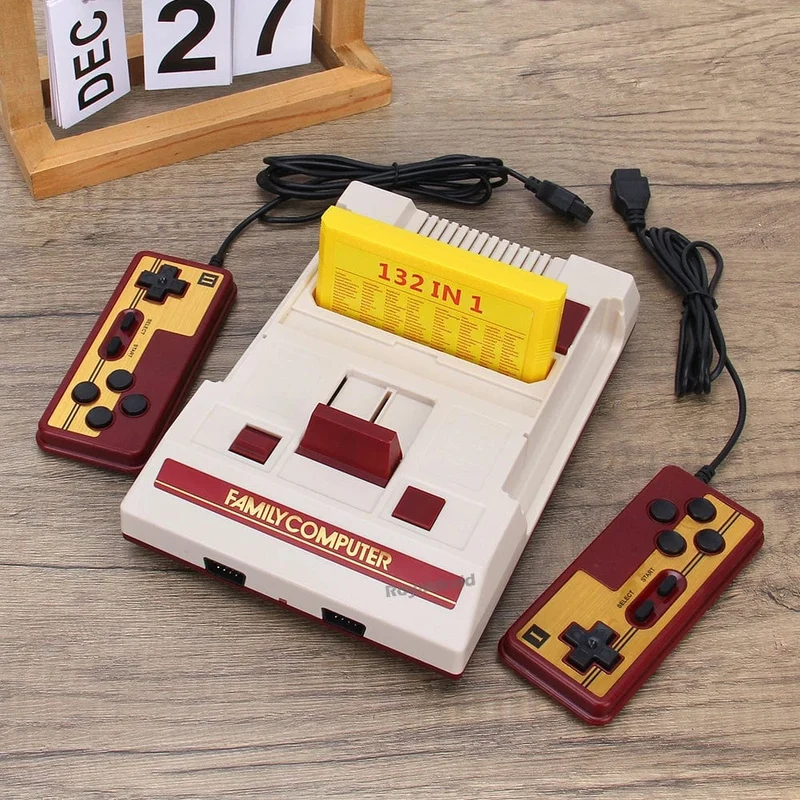 8-Bit-Videospielkonsole mit 500 integrierten klassischen Spielen, Familiencomputer-TV-Spielekonsole, unterstützt Spielkassette für FC Retro Gaming