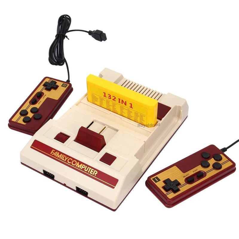 8-Bit-Videospielkonsole mit 500 integrierten klassischen Spielen, Familiencomputer-TV-Spielekonsole, unterstützt Spielkassette für FC Retro Gaming