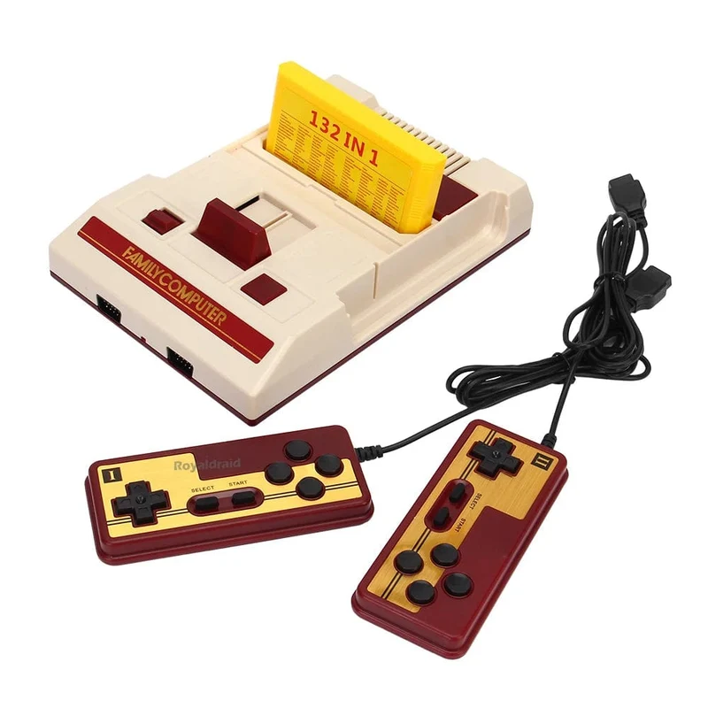 8-Bit-Videospielkonsole mit 500 integrierten klassischen Spielen, Familiencomputer-TV-Spielekonsole, unterstützt Spielkassette für FC Retro Gaming