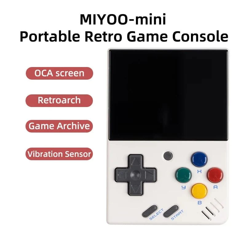 MIYOO MINI V4 PortableRetro Handheld-Spielkonsole 2.8-Zoll-IPS-Bildschirm Videospielkonsolen Linux-System Classic Gaming Emulator