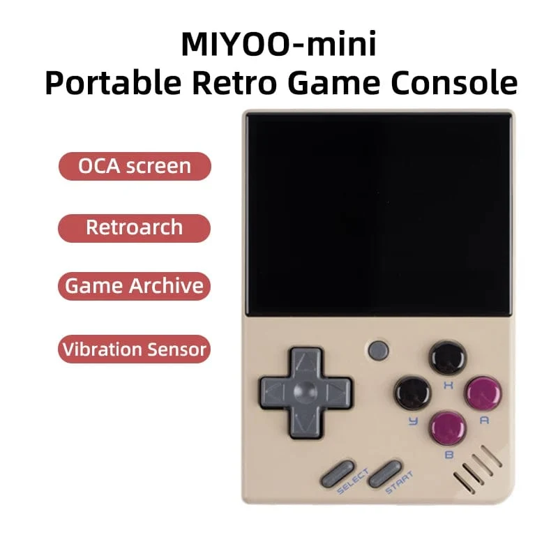 MIYOO MINI V4 PortableRetro Handheld-Spielkonsole 2.8-Zoll-IPS-Bildschirm Videospielkonsolen Linux-System Classic Gaming Emulator