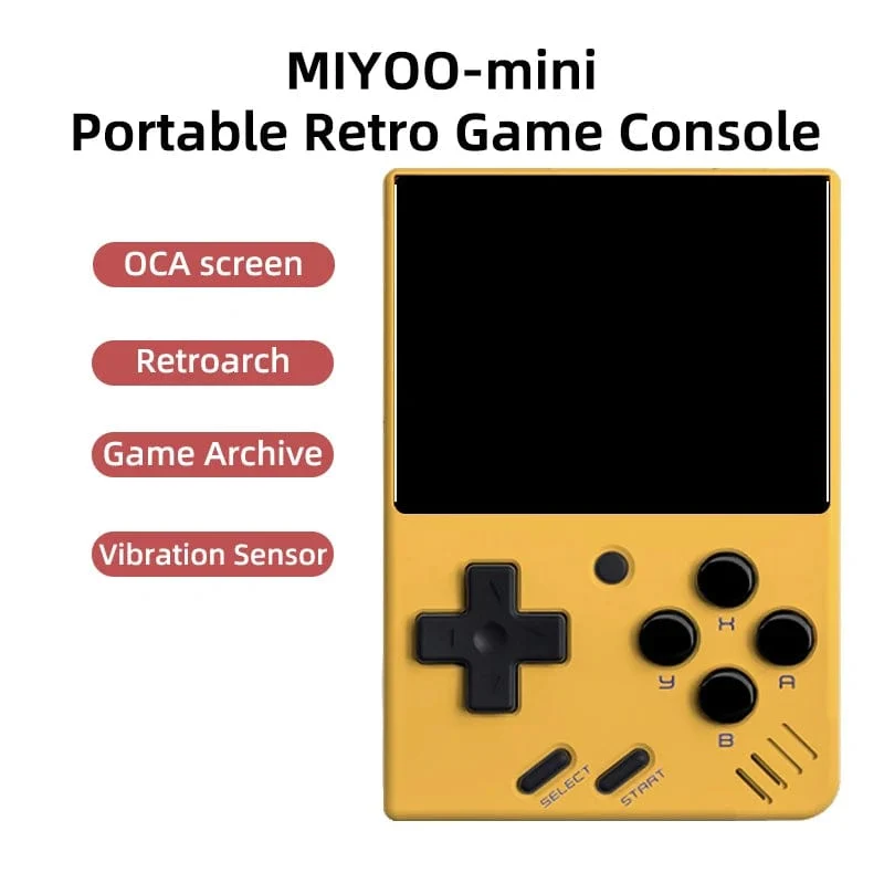 MIYOO MINI V4 PortableRetro Handheld-Spielkonsole 2.8-Zoll-IPS-Bildschirm Videospielkonsolen Linux-System Classic Gaming Emulator