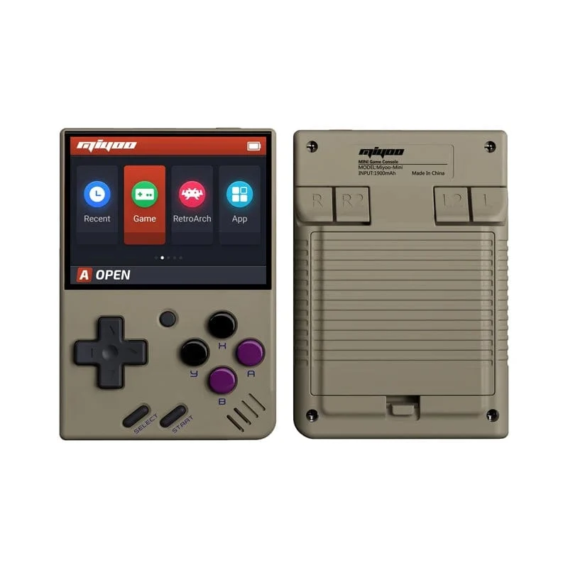 MIYOO MINI V4 PortableRetro Handheld-Spielkonsole 2.8-Zoll-IPS-Bildschirm Videospielkonsolen Linux-System Classic Gaming Emulator