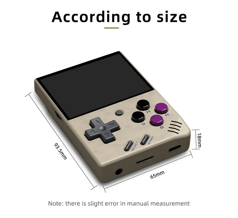 MIYOO MINI V4 PortableRetro Handheld-Spielkonsole 2.8-Zoll-IPS-Bildschirm Videospielkonsolen Linux-System Classic Gaming Emulator
