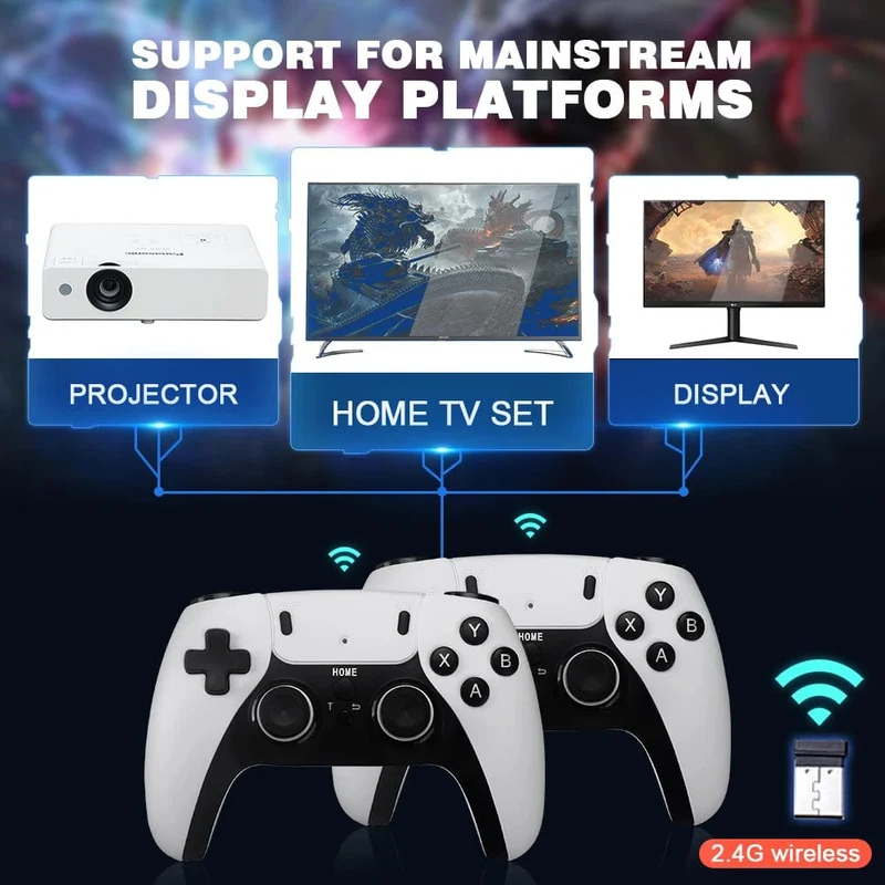 M15 Game Stick Mini TV Handheld Spiel Classic 4K Retro Spiel Wireless Controller HD Ausgang Gaming Consola für PS1 Arcade