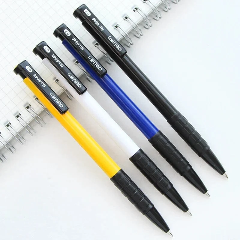 10 Teile/satz Presse Kugelschreiber Roller Ball Pen 0.7mm Kugelschreiber für Studenten Schreibwaren Büro Schule Liefert