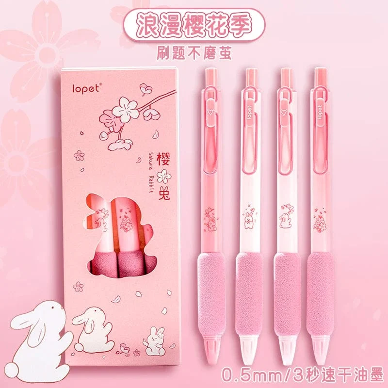 4 Stück süßes Kawaii-Gelstift-Set mit Kaffee- und Brotgeschmack, 0.5 mm, schwarze Tinte zum Schreiben von Büro- und Schulschreibwaren