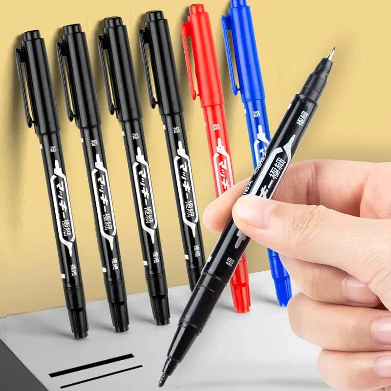 10 PCS Permanentmarker Stifte Manga Wasserdicht Doppelseitig Farbige Ölige Tinte Skizze Malerei Kunst Schulbedarf Schreibwaren