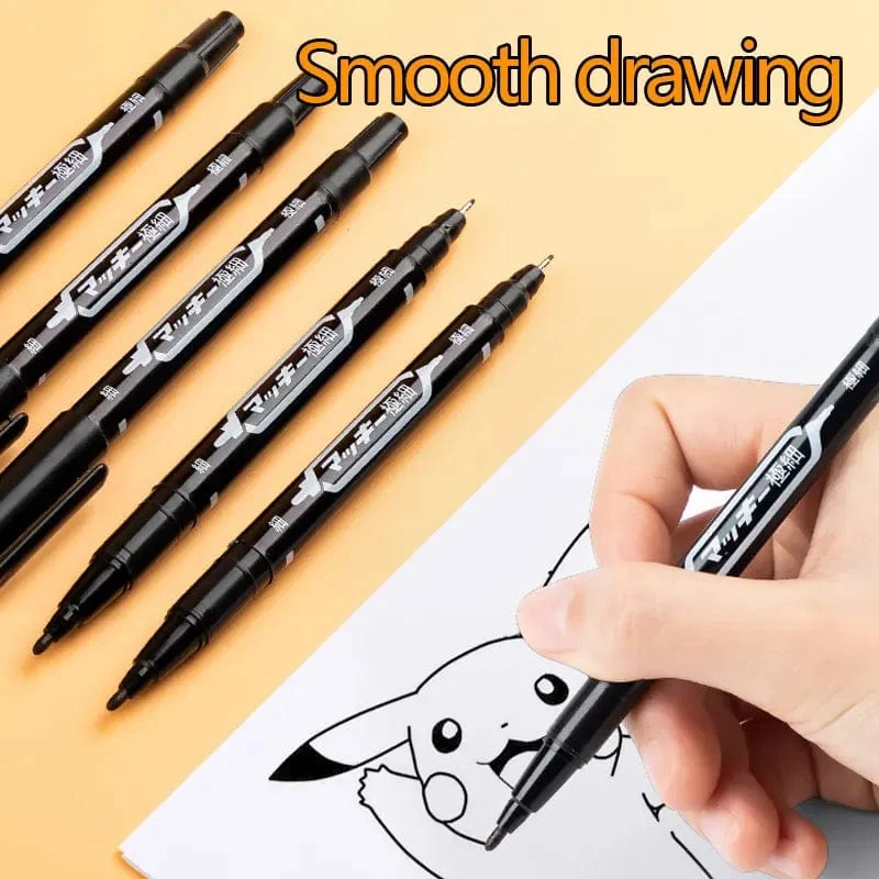 10 PCS Permanentmarker Stifte Manga Wasserdicht Doppelseitig Farbige Ölige Tinte Skizze Malerei Kunst Schulbedarf Schreibwaren
