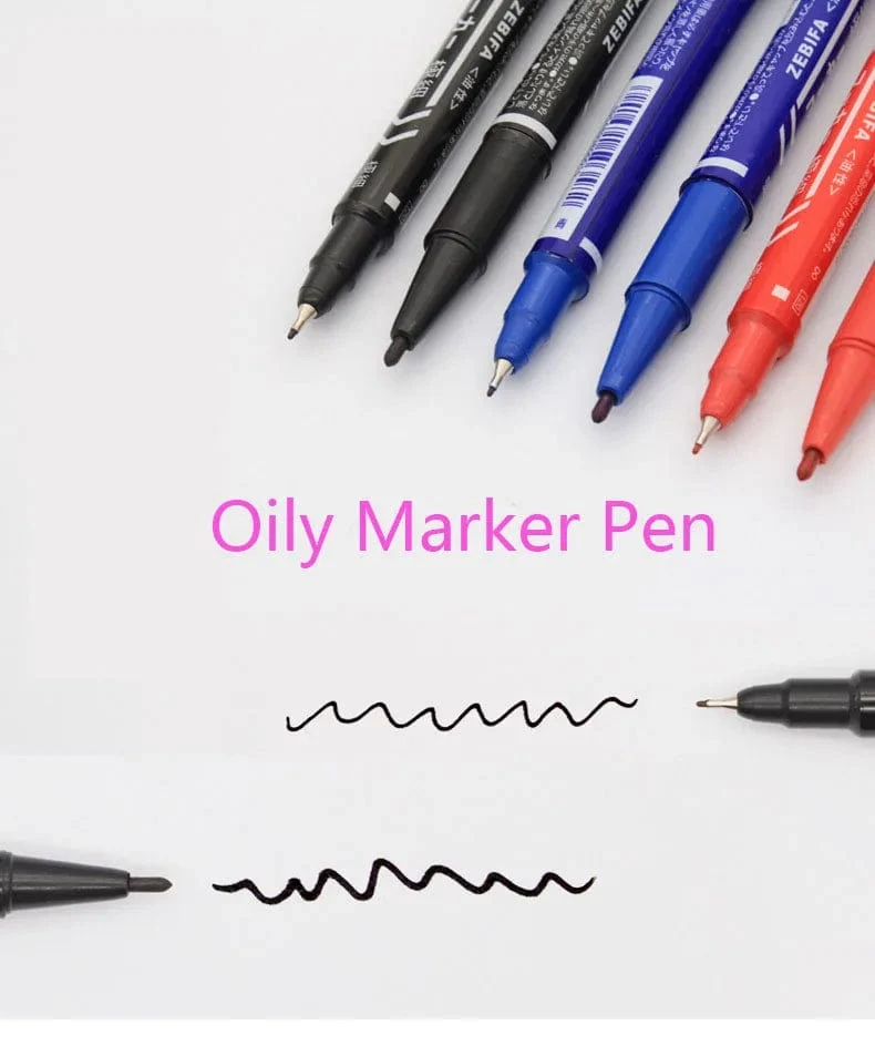 10 PCS Permanentmarker Stifte Manga Wasserdicht Doppelseitig Farbige Ölige Tinte Skizze Malerei Kunst Schulbedarf Schreibwaren