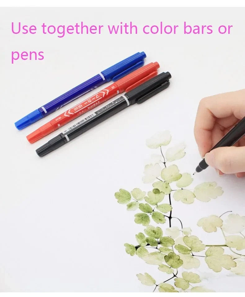 10 PCS Permanentmarker Stifte Manga Wasserdicht Doppelseitig Farbige Ölige Tinte Skizze Malerei Kunst Schulbedarf Schreibwaren