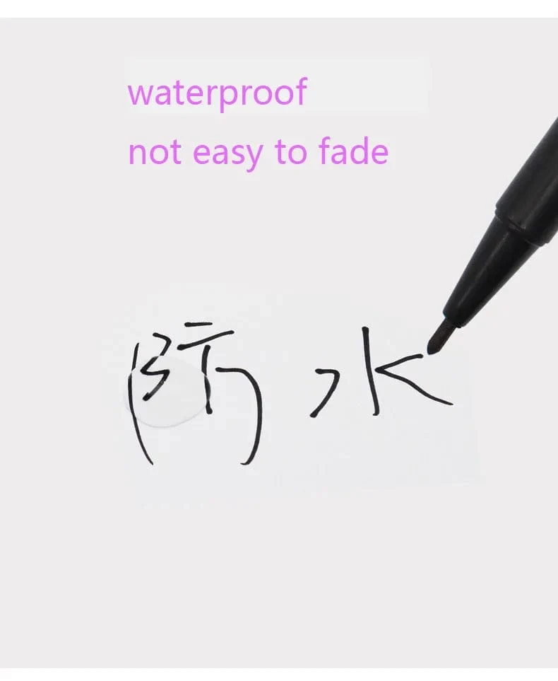 10 PCS Permanentmarker Stifte Manga Wasserdicht Doppelseitig Farbige Ölige Tinte Skizze Malerei Kunst Schulbedarf Schreibwaren