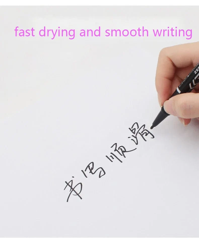 10 PCS Permanentmarker Stifte Manga Wasserdicht Doppelseitig Farbige Ölige Tinte Skizze Malerei Kunst Schulbedarf Schreibwaren