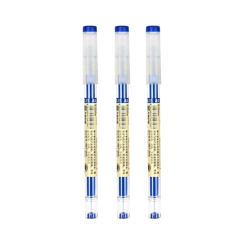 12 teile/los Japan Fine Point Stift 0.35mm Schwarz Blau Rot Tinte Gel Stift Kugelschreiber Schule Büro Student Writing Schreibwaren versorgung