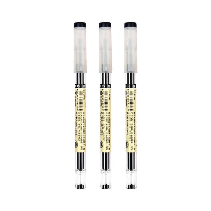 12 teile/los Japan Fine Point Stift 0.35mm Schwarz Blau Rot Tinte Gel Stift Kugelschreiber Schule Büro Student Writing Schreibwaren versorgung