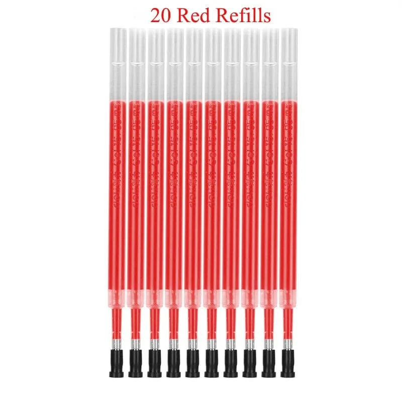 12 teile/los Japan Fine Point Stift 0.35mm Schwarz Blau Rot Tinte Gel Stift Kugelschreiber Schule Büro Student Writing Schreibwaren versorgung