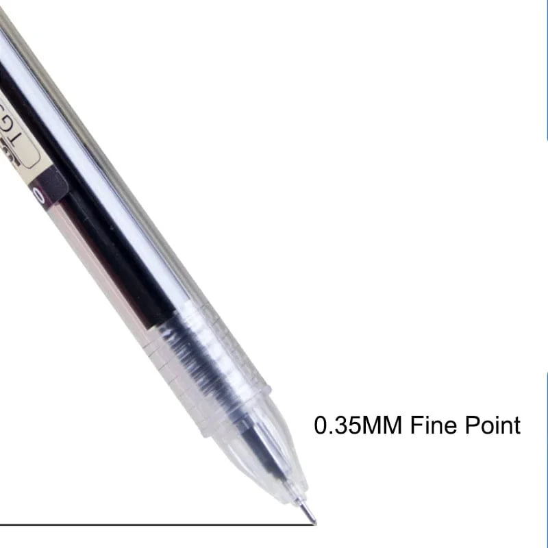 12 teile/los Japan Fine Point Stift 0.35mm Schwarz Blau Rot Tinte Gel Stift Kugelschreiber Schule Büro Student Writing Schreibwaren versorgung