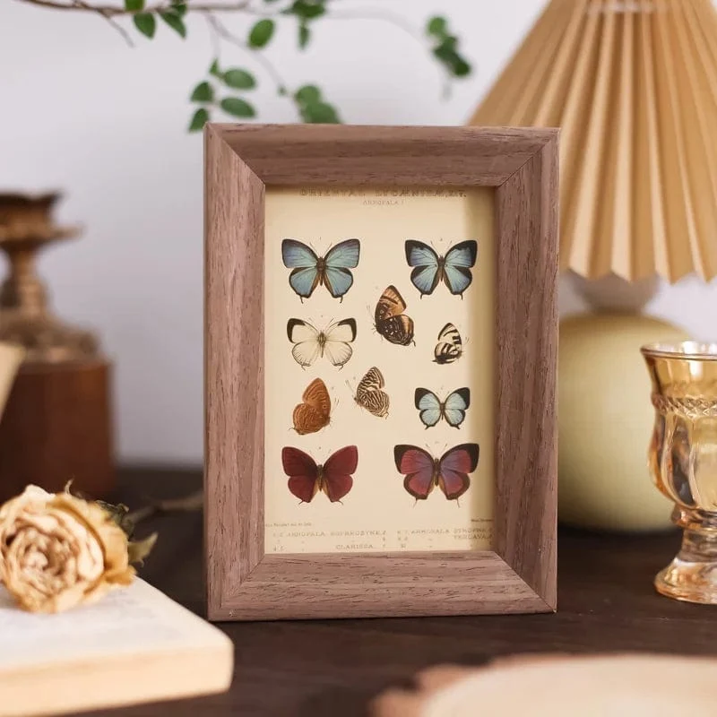 Ins Vintage Künstlerische Pflanze Schmetterling Dekorative Karte zimmer lustige Postkarten Hintergrund Wand Wohnkultur Foto Requisiten 30 Blätter