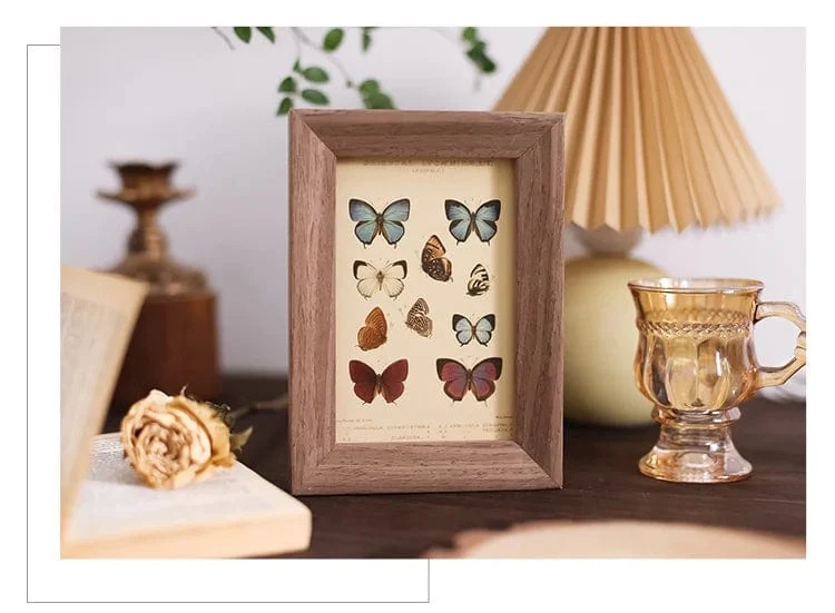 Ins Vintage Künstlerische Pflanze Schmetterling Dekorative Karte zimmer lustige Postkarten Hintergrund Wand Wohnkultur Foto Requisiten 30 Blätter