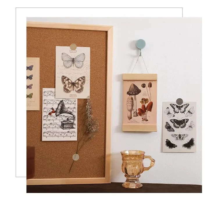 Ins Vintage Künstlerische Pflanze Schmetterling Dekorative Karte zimmer lustige Postkarten Hintergrund Wand Wohnkultur Foto Requisiten 30 Blätter