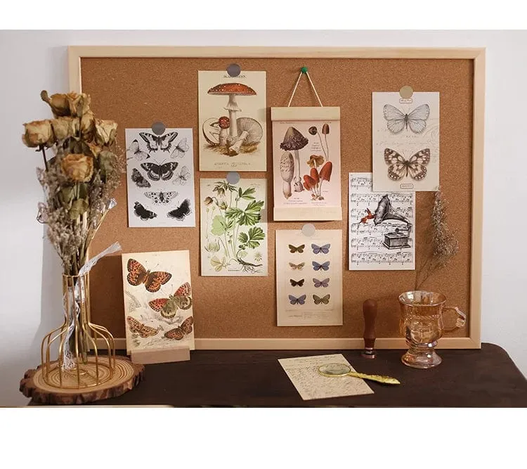Ins Vintage Künstlerische Pflanze Schmetterling Dekorative Karte zimmer lustige Postkarten Hintergrund Wand Wohnkultur Foto Requisiten 30 Blätter