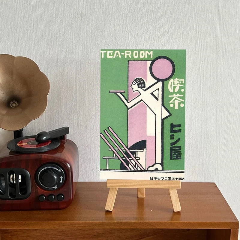 Japanische Ins Abstrakte Künstlerische Cartoon Postkarten Niedliche Dekorative Hintergrund Foto Requisiten lustige Kawaii Nachricht Karte 10 Blätter