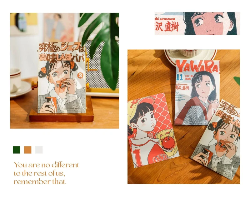 Japanische Showa Vintage Cartoon Mädchen Postkarte süße Foto Requisiten Zimmer Hintergrund Wand kreative DIY Kawaii 30 Blätter kostenlose Aufkleber