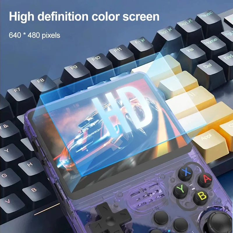 R36S Coole Handheld-Videospielkonsole Open Source Linux-System 3.5-Zoll-IPS-Bildschirm R35s Pro Tragbarer Taschen-Videoplayer Geschenk