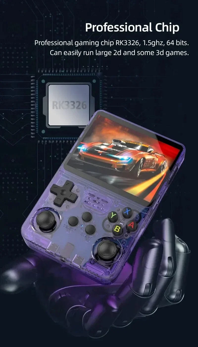 R36S Coole Handheld-Videospielkonsole Open Source Linux-System 3.5-Zoll-IPS-Bildschirm R35s Pro Tragbarer Taschen-Videoplayer Geschenk