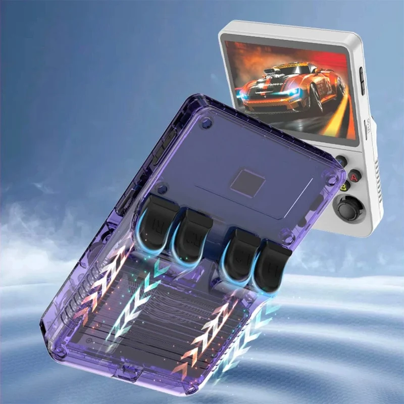 R36s neue Handheld-Spielkonsole Open Source Linux 3.5-Zoll-IPS-Bildschirm Handheld 128GB Videoplayer Weihnachtsgeschenk