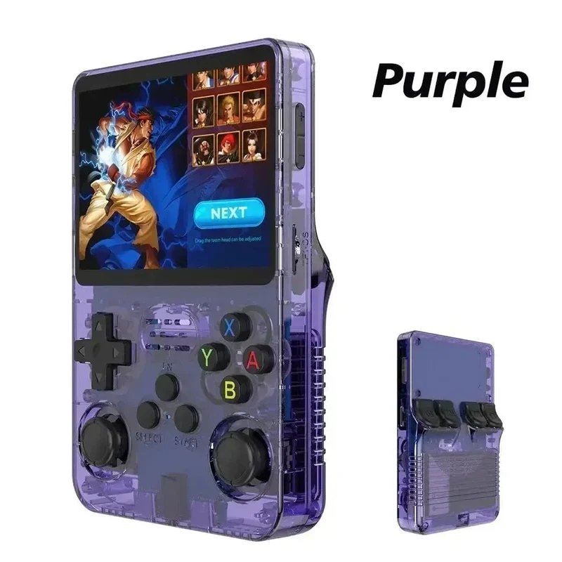 R36s neue Handheld-Spielkonsole Open Source Linux 3.5-Zoll-IPS-Bildschirm Handheld 128GB Videoplayer Weihnachtsgeschenk
