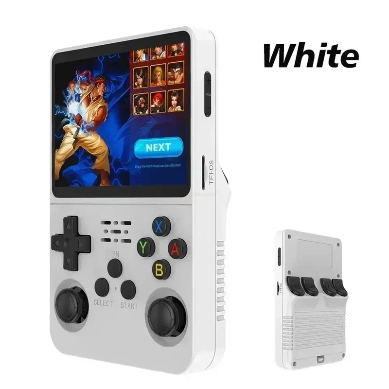 R36s neue Handheld-Spielkonsole Open Source Linux 3.5-Zoll-IPS-Bildschirm Handheld 128GB Videoplayer Weihnachtsgeschenk