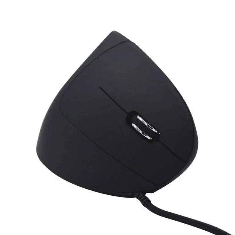 Kabelgebundene vertikale RGB-Maus für die rechte Hand, ergonomische Gaming-Maus, 3200 DPI, optische USB-Maus für gesundes Handgelenk, Maus für PC-Computer