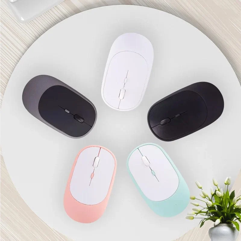 Xiaomi Drahtlose Maus Bluetooth-kompatibel 2.4G Stille Mäuse Einstellbare DPI Ergonomisches Design USB Aufladbare Gaming Büro Maus