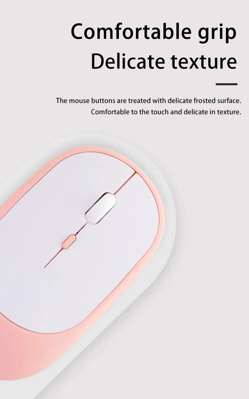 Xiaomi Drahtlose Maus Bluetooth-kompatibel 2.4G Stille Mäuse Einstellbare DPI Ergonomisches Design USB Aufladbare Gaming Büro Maus