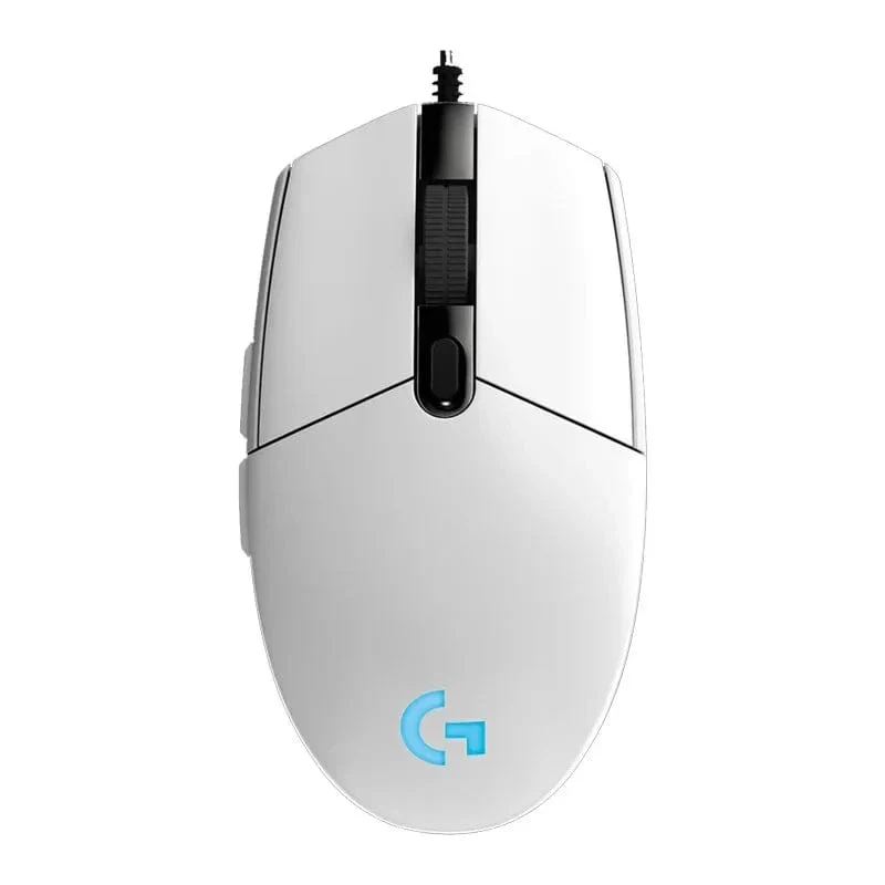 Logitech G102 Maus, kabelgebundene USB-Gaming-Maus, 8000 DPI, Regenbogen-Bildschirm mit optischem Effekt, für PC/Mac-Computer und Laptop
