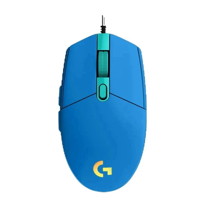 Logitech G102 Maus, kabelgebundene USB-Gaming-Maus, 8000 DPI, Regenbogen-Bildschirm mit optischem Effekt, für PC/Mac-Computer und Laptop