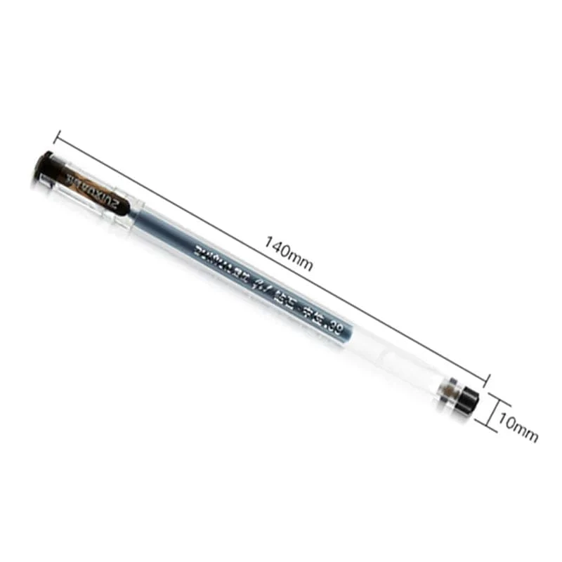 12 Teile/satz 0.38mm Großraum-Gelstift mit Diamantspitze Schwarz/Blau/Rot Tinte Prüfung Unterzeichnung Schreiben Schule Bürobedarf