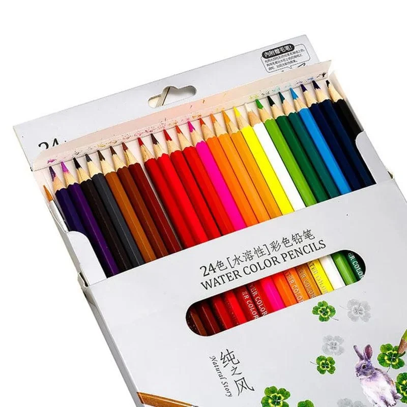 Naturgeschichte Farbstifte zum Zeichnen 12/18 verschiedene Farben Bleistiftset Buntstifte Schreibwaren Büro Schulbedarf Lapices