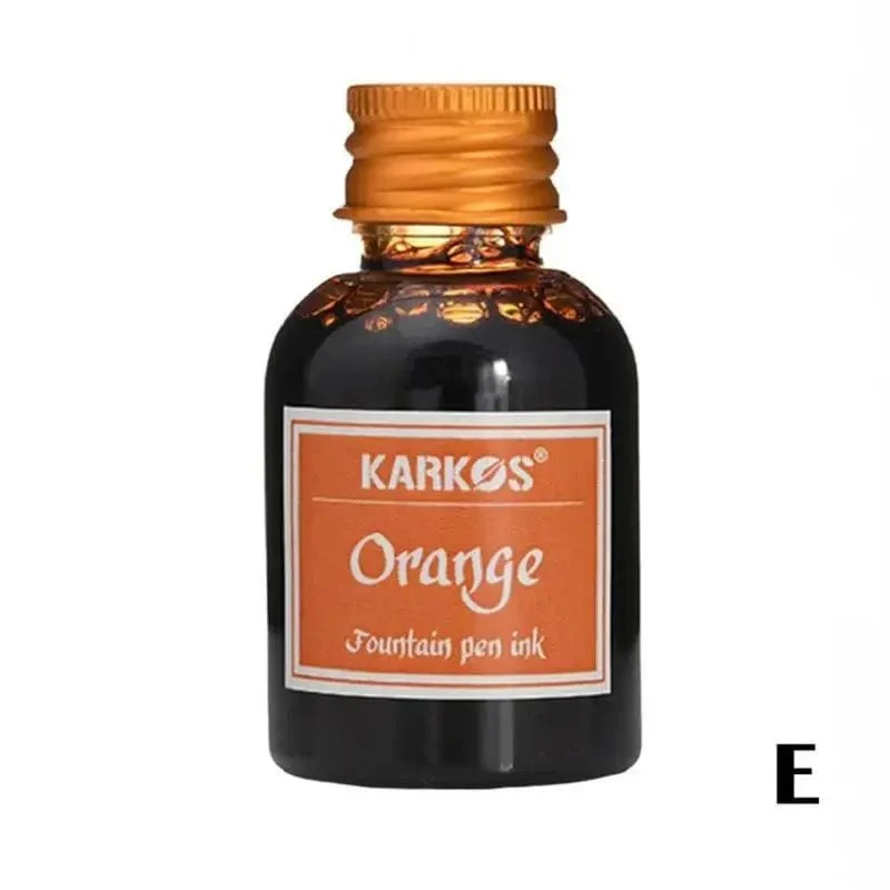 1 Flasche reine, bunte 30 ml Füllfederhaltertinte, universelle Nachfülltinte, Schreibwaren, Schule, brandneues Produkt „Friede und Glück“