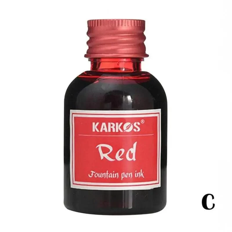 1 Flasche reine, bunte 30 ml Füllfederhaltertinte, universelle Nachfülltinte, Schreibwaren, Schule, brandneues Produkt „Friede und Glück“