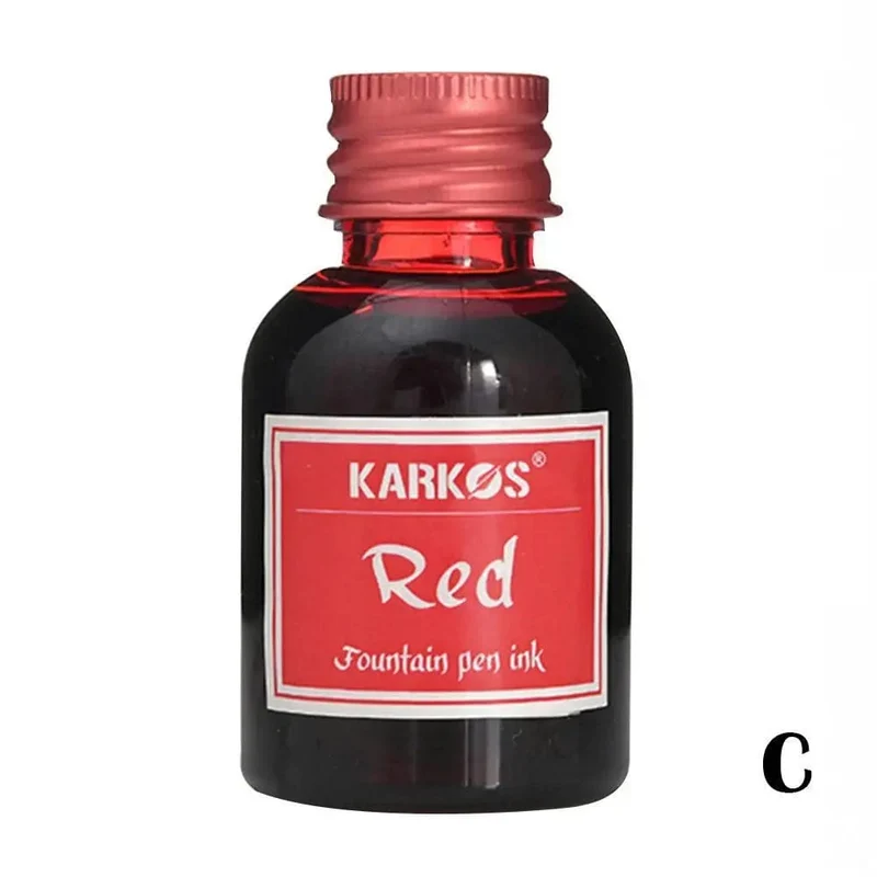1 Flasche reine, bunte 30 ml Füllfederhaltertinte, universelle Nachfülltinte, Schreibwaren, Schule, brandneues Produkt „Friede und Glück“