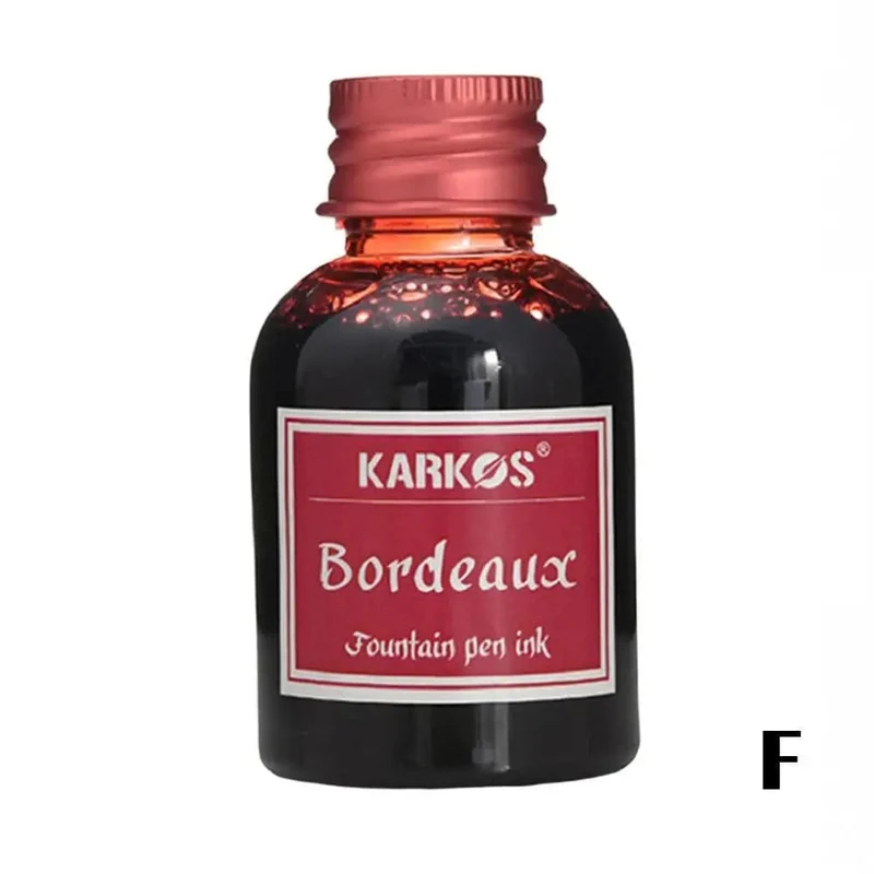 1 Flasche reine, bunte 30 ml Füllfederhaltertinte, universelle Nachfülltinte, Schreibwaren, Schule, brandneues Produkt „Friede und Glück“