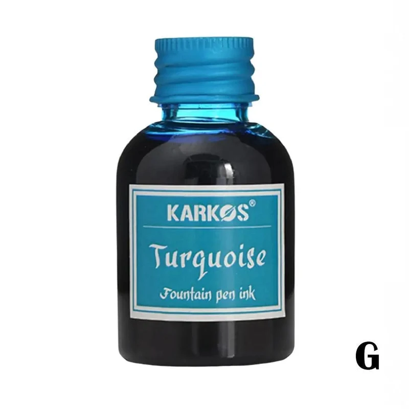 1 Flasche reine, bunte 30 ml Füllfederhaltertinte, universelle Nachfülltinte, Schreibwaren, Schule, brandneues Produkt „Friede und Glück“