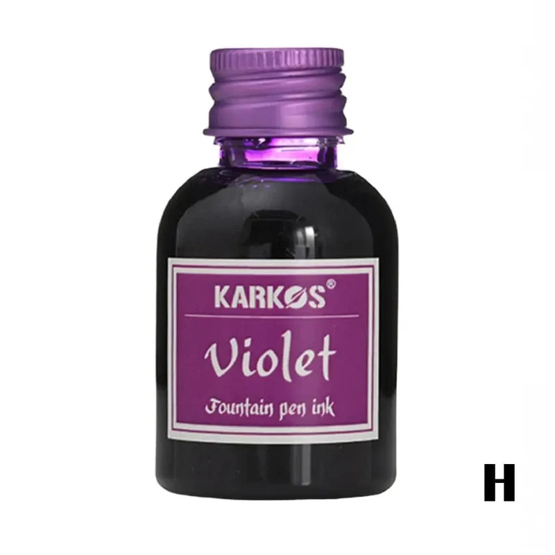 1 Flasche reine, bunte 30 ml Füllfederhaltertinte, universelle Nachfülltinte, Schreibwaren, Schule, brandneues Produkt „Friede und Glück“